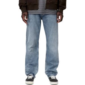 Calça Carhartt Wip Mens MARLOW "Edgewood" Denim 12oz - Image 4